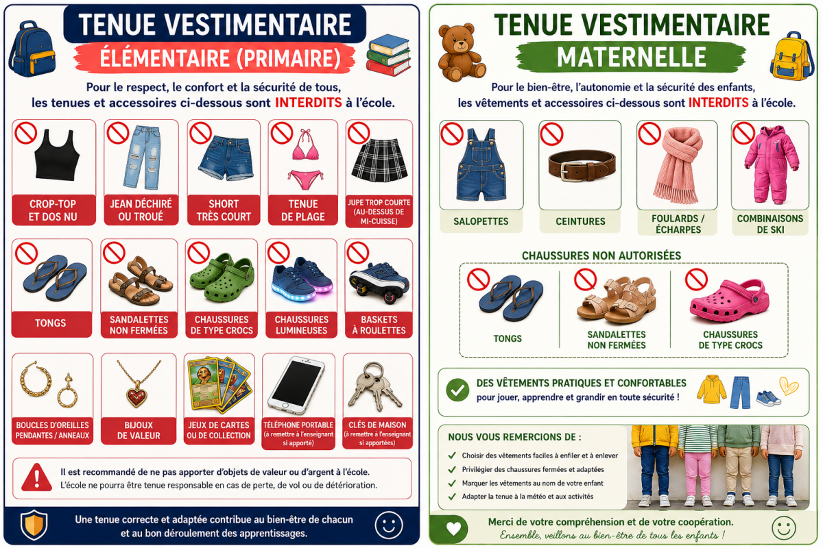Tenues vestimentaires